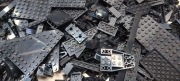 Lego mix 0,75 kg tylko Lego Czarne