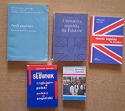 3 podręczniki do nauki języka angielskiego + słownik po 10 zł