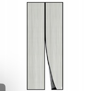 Moskitiera magnetyczna drzwi 90x210cm Apalus czarna 