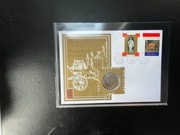 Holandia -   ECU 1998 r . Wilhelmina. Koperta numizmatyczna .