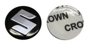 Naklejka SUZUKI 14mm czarny Emblemat Kluczyk Pilot Logo znaczek zaślepka