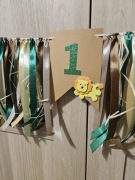 Safari lew roczek girlanda proporczyk na krzesełko