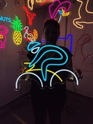 Rowerzysta.Napis Świetlny.Neon LED na Ścianę