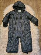 Czarny kombinezon dziecięcy lindex 80 kaptur 