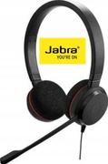 Słuchawki przewodowe Jabra Evolve 20 nowe czarne Skype for business