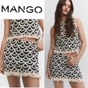 Komplet (top+spódnica) MANGO rozmiar L