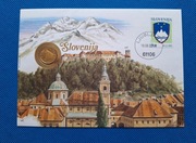 Koperta numizmatyczna Słowenia numisebriefe