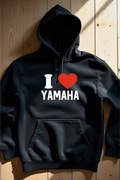 Męska Czarna Bluza M I Love Yamaha