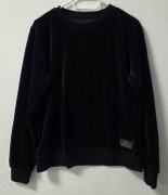 Holzweiler bluza welurowa M czarna norweska scandi