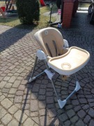 Krzesełko do karmienia Lionelo Linn Plus | Beżowe | Regulowane