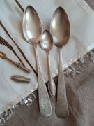 Antyk, srebro,stare łyżki 1889 rok