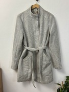 Płaszcz jesienny zimowy szary płaszczyk z paskiem Orsay rozmiar 40 L