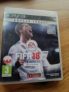 Fifa 18 PL edycja legacy PS3 + gratis Fifa 15 PL PS3