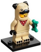 71029 LEGO minifigures SERIA 21 mops nie cięta nowa