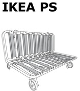 Ikea PS komplet kółek