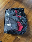 Czerwono szara polarowa derka osuszająca Villa Horse rozmiar cob