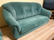 Kanapa z funkcją spania + fotel