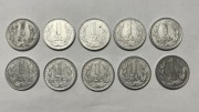 1 zł złoty 1973 - 1988 zestaw monet 10 szt.  
