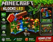 Zestaw klocków Minecraft LED | świecące | kompatybilne z LEGO | figurka |
