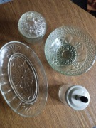 Szklane przedmioty PRL