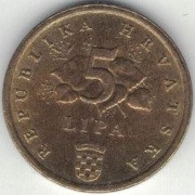 Chorwacja 5 lipa lip 2007 - 18 mm - nr 2