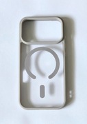 Etui/case przezroczyste z magsafe szare iPhone 17 pro