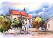 Kazimierz Dolny.Akwarela 21X30 cm 