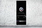 Baner plandeka BMW M Power 50 yahre 150x60cm m3
