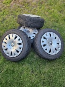 Koła zimowe + kołpaki oryginał VW