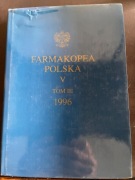 Farmakopea Polska V tom I-IV , suplement I, 1990-1998 r.