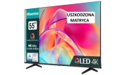 Telewizor Hisense 55U7KQ uszkodzona matryca