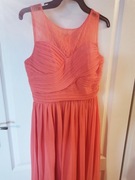 Sukienka długa 36 koralowa