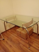 Stół, blat szklany 