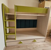 Łóżko piętrowe BRW Strzałka, solidne +materace
