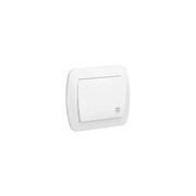 Biały włącznik krzyżowy AW7/11 Simon Akord