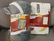 Koc flanelowy 130x160 prześcieradło bawełniane 90x200 Pokemon Pikachu