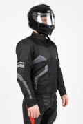 KURTKA TEKSTYLNA CZARNA OCIEPLANA - NOWA - ROZMIAR S - XXL