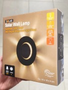 Okrągła Solarna Lampa Do Ogrodu Altany Efekt 360 stopni czujnik zmierzchu