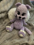 Maskotka kot Pinky wykonana ręcznie