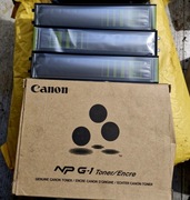 Oryginalny Canon NP G-1 toner do kopiarek, zestaw 3 sztuki, nowy, 1993