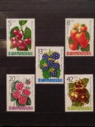 Znaczki Bułgaria 1984 owoce