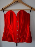 Czerwony stabilny gorset