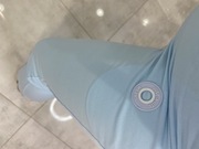 Spodnie cygaretki Megi baby blue XL