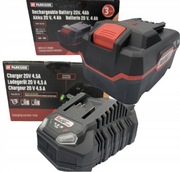 Parkside Akumulator 4Ah + szybka ładowarka 4,5A 120W x20V