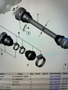 BMW 730d 1999 półosie