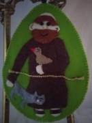 ZAWIESZKA "ŚW. FRANCISZEK Z ASYŻU " FILC HAND MADE