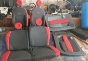 Fiat 500 wnętrze fotele +boczki 2017 