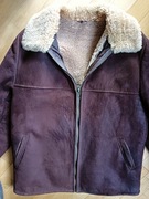 Kurtka skórzana kożuch L/XL skóra owcza j. ochnik sheepskin shearling 50/52