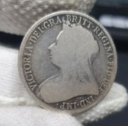 Królowa Viktoria UK srebro 925 -1901r /25/