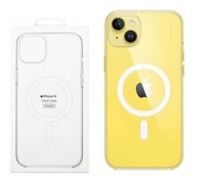 ORYGINALNE ETUI APPLE CLEAR CASE MAGSAFE na iPHONE 15 / 14 / 13 BEZBARWNY